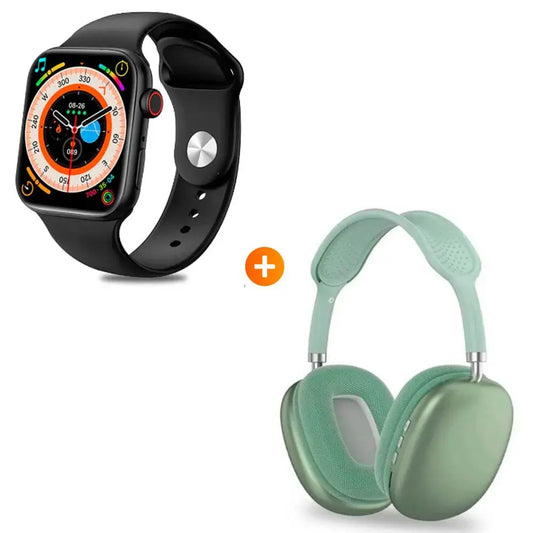 Set Auriculares P9 +Smartwatch (reloj inteligente)